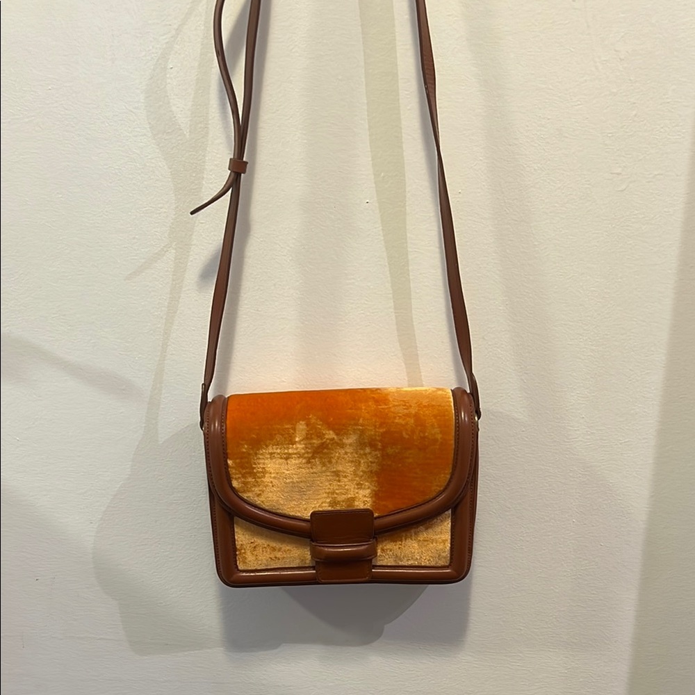 Elegant Brown and Orange Women's Bag